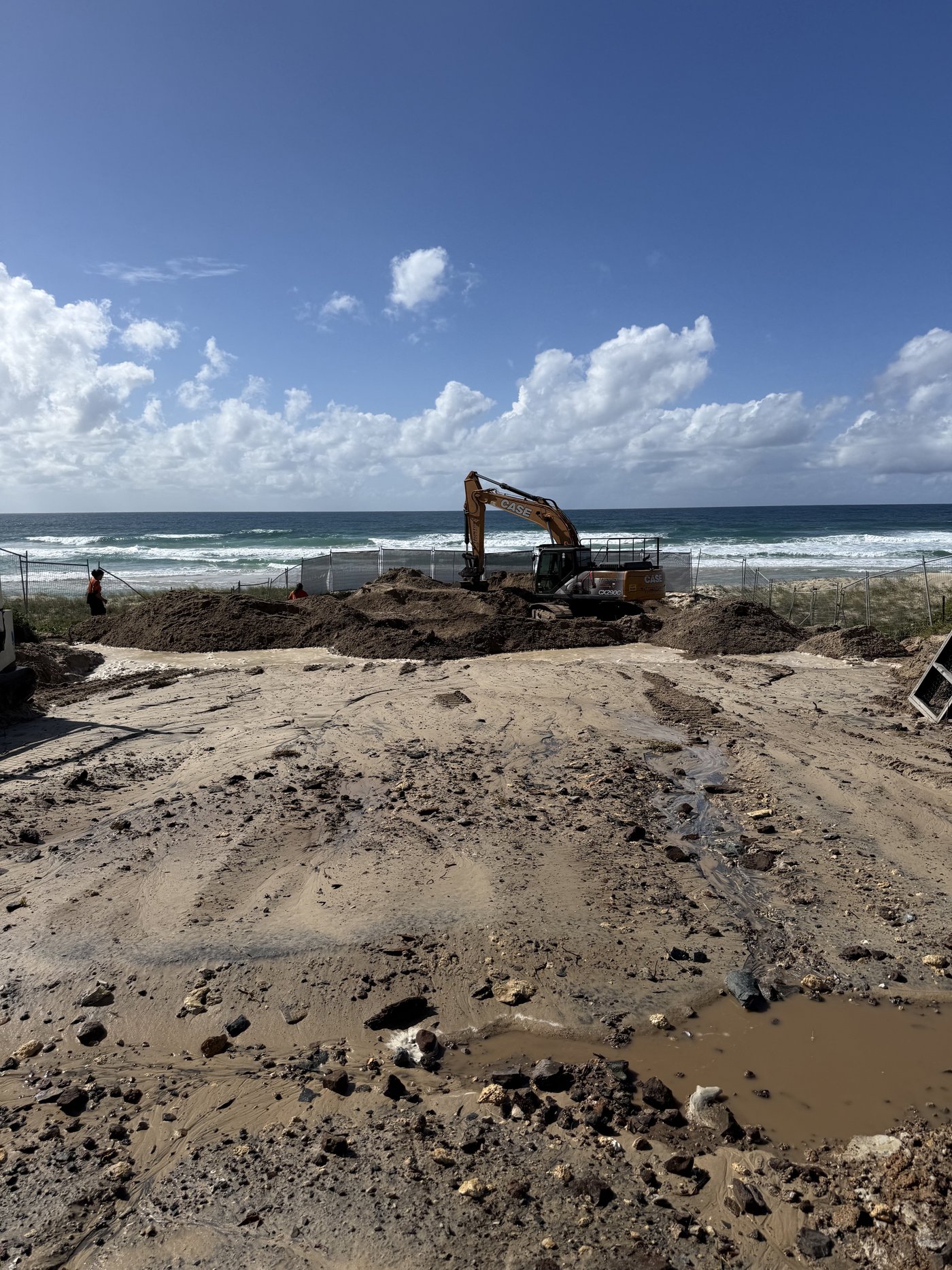 W.HEDGES beachfront excavation